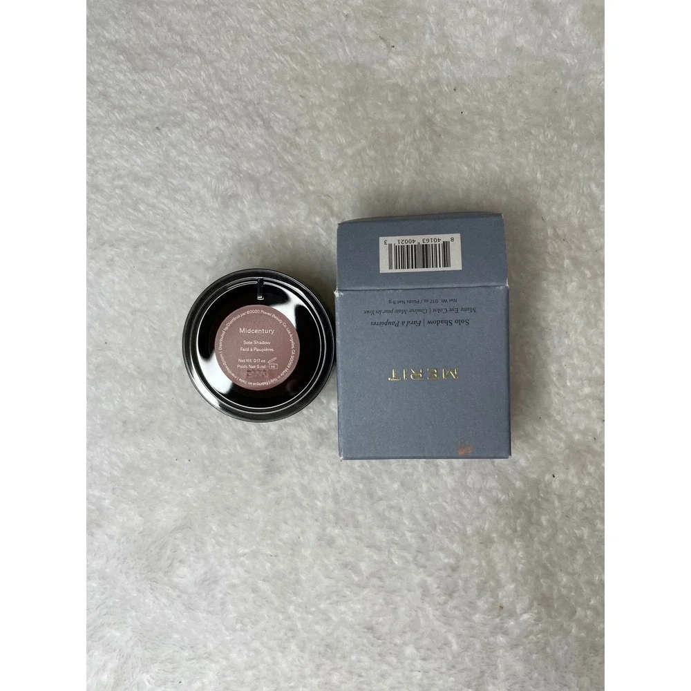 Merit Solo Shadow Matte Eye Color Midcentury Brown Cream to Powder Eyeshadow 5g